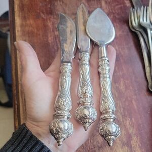 Rococo Style~ Beyond Vintage  Silver - Plated  Cutlery Service  Set